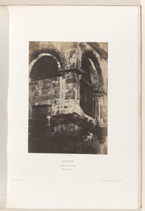 Kapel van de Heilig Grafkerk, Jeruzalem door Auguste Salzmann
