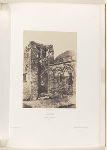 Toren van de Heilig Grafkerk te Jeruzalem door Auguste Salzmann