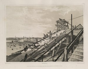 De Cornice Constructie Uit: De Constructie van de Sint-Isaacskathedraal, 1845 door Auguste de Montferrand