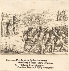 Mozes met Uitgestrekte Armen