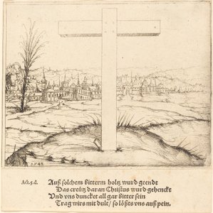 Het Kruis van Christus, 1548 door Augustin Hirschvogel