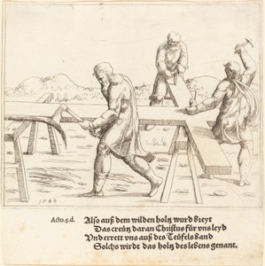 De voorbereiding van het kruis