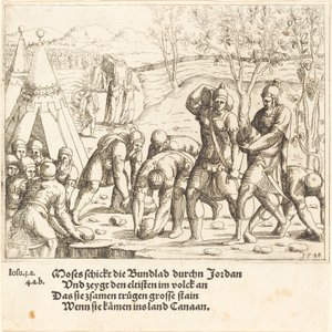 De Twaalf Stenen, en de Wateren van de Jordaan worden Gescheiden