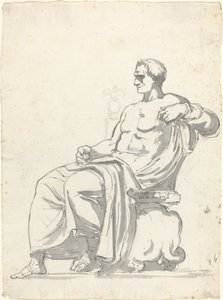 De Ludovisi Menander door Augustin Pajou