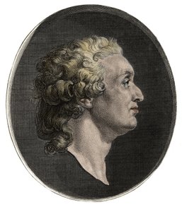 Portret van Marie Jean Antoine Nicolas de Caritat, Markies de Condorcet (1743 - 1794) naar Augustin Saint-Aubin (1736-1807)