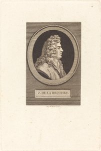 Jean de La Bruyere door Augustin de Saint Aubin
