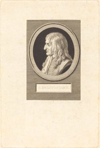 Jean de La Fontaine door Augustin de Saint Aubin