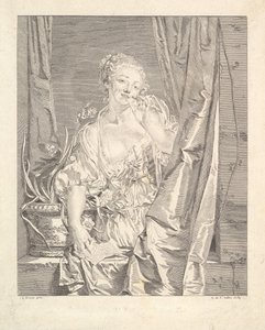 De Stuurde Kus door Augustin de Saint Aubin