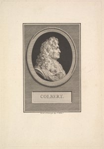 Portret van Colbert, 1800 door Augustin de Saint Aubin