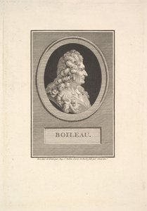 Portret van Despréaux Nicolas Boileau