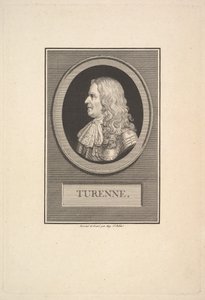 Portret van Henry de la Tour, Vicomte de Turenne door Augustin de Saint Aubin