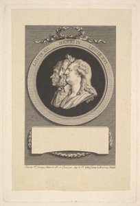 Portret van Lodewijk XVI, Hendrik IV en Lodewijk XII, 1791 door Augustin de Saint Aubin