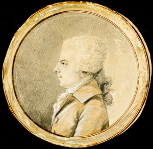 Wolfgang Amadeus Mozart - Augustin de Saint-Aubin (1736-1807)