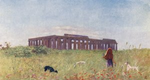Basiliek van Paestum door Augustine Fitzgerald