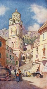 Kathedraal van Amalfi door Augustine Fitzgerald