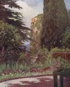 Tuin van het Palazzo Ruffolo, Ravello door Augustine Fitzgerald