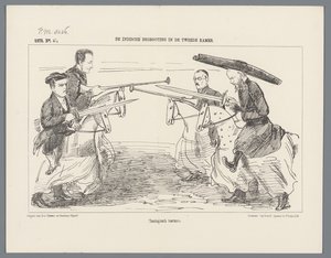 Utrechtse maskerade van 1851: Rederijkers in 1500 door Augustinus Jacobus Bernardus Wouters