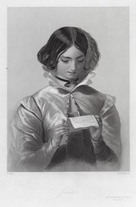 Julia, een personage in De twee heren van Verona (gravure) door Augustus (after) Egg