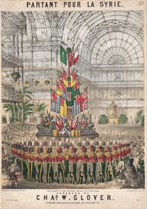 Vertrek naar Syrië. Crystal Palace, 28 oktober 1854
