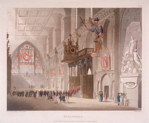 Gildehuis, Londen, 1808 door Augustus Charles Pugin, Thomas Rowlandson
