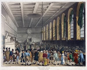 Interieur van het Douanehuis, Londen, 1808