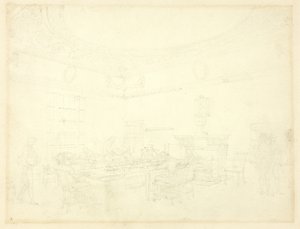 Studie voor Board of Trade, uit Microcosm of London