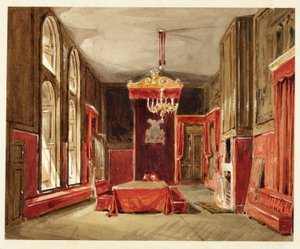 Studie voor de salon, St. James, uit Microcosm of London