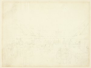 Studie voor Ziekenhuis, Middlesex, van Microkosmos van Londen