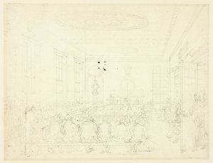 Studie voor de Maatschappij ter Bevordering van de Landbouw, uit Microcosm of London