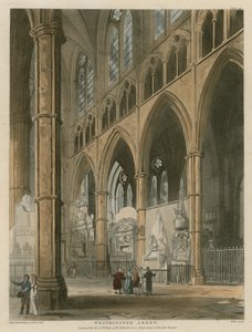 Westminster Abbey, Londen door Augustus Charles Pugin