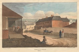 Uitzicht vanaf het Sydney Hotel door Augustus Earle