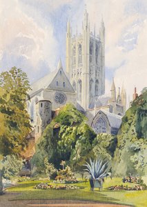 In de tuin van de deken, Canterbury door Augustus John Cuthbert Hare