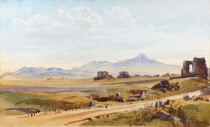 Op de Via Appia, Rome door Augustus John Cuthbert Hare