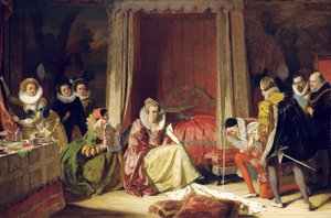 Koningin Elizabeth ontdekt dat ze niet langer jong is door Augustus Leopold Egg