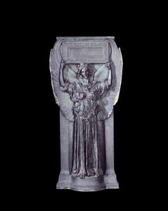 Amor caritas. Hoog reliëf in brons door Augustus Saint Gaudens (1848-1907) door Augustus Saint Gaudens