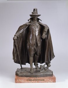 De Puritein, gegoten 1899 door Augustus Saint Gaudens