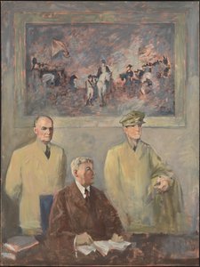 Het Hoge Commando - Linker Paneel, 1947-1949 door Augustus Vincent Tack