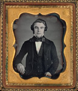 Portret van een man,c. 1845 (foto)