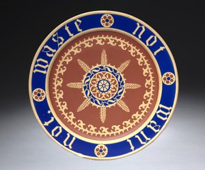 Broodbord, ca. 1850 door Augustus Welby Northmore Pugin