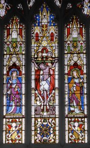 Kruisiging met Heiligen door Augustus Welby Northmore Pugin