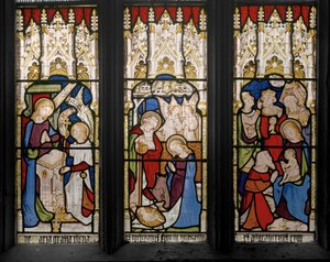 Gebeurtenissen uit het leven van Christus en de Maagd Maria (detail) door Augustus Welby Northmore Pugin