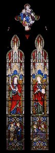 Jesaja en St. Johannes de Evangelist door Augustus Welby Northmore Pugin