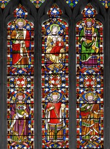 Jesseboom (detail) door Augustus Welby Northmore Pugin