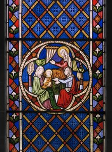 Het Leven van St. Anna (detail) door Augustus Welby Northmore Pugin
