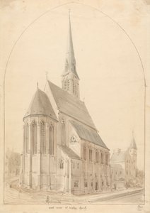 Onze gezegende Vrouwe en St. Thomas van Canterbury, Dudley: Perspectief door Augustus Welby Northmore Pugin