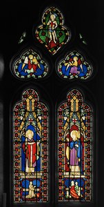 St. Augustinus en St. Gregorius, Oostelijk Kapelvenster door Augustus Welby Northmore Pugin