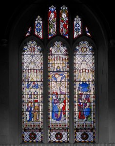 De annunciatie, de kruisiging en de vlucht naar Egypte door Augustus Welby Northmore Pugin