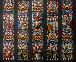 Triomf van de kerk (detail) door Augustus Welby Northmore Pugin
