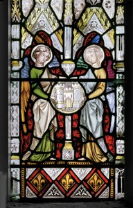 Maagd Maria en Christus met scènes uit haar leven (detail) door Augustus Welby Northmore Pugin