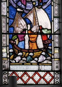 Maagd Maria en Christus met scènes uit haar leven (detail) door Augustus Welby Northmore Pugin
